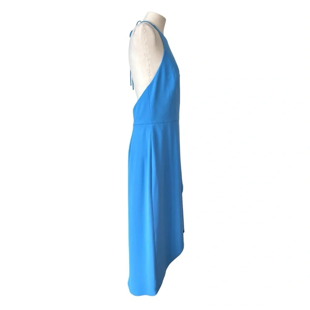 Alice & Olivia Blue Halter Kristy Dress size 12 - Picture 8 of 16